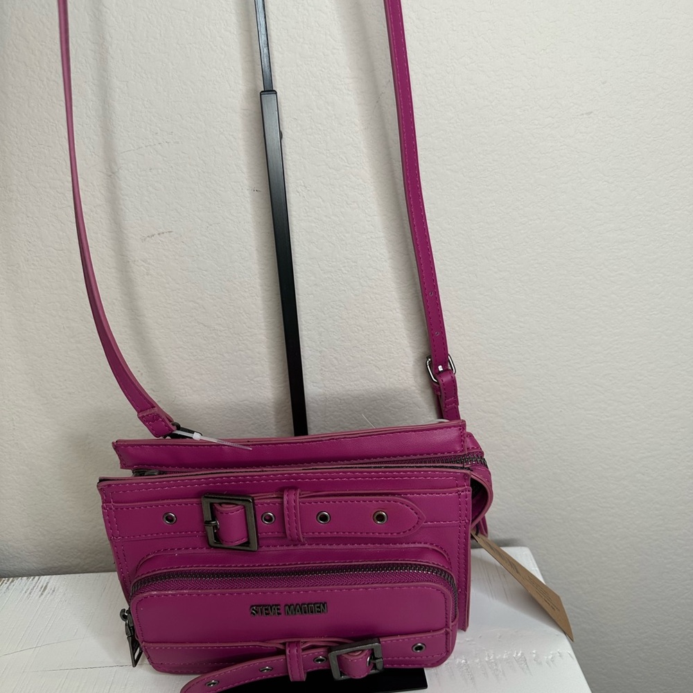 Steve Madden Fuchsia Crossbody Bag